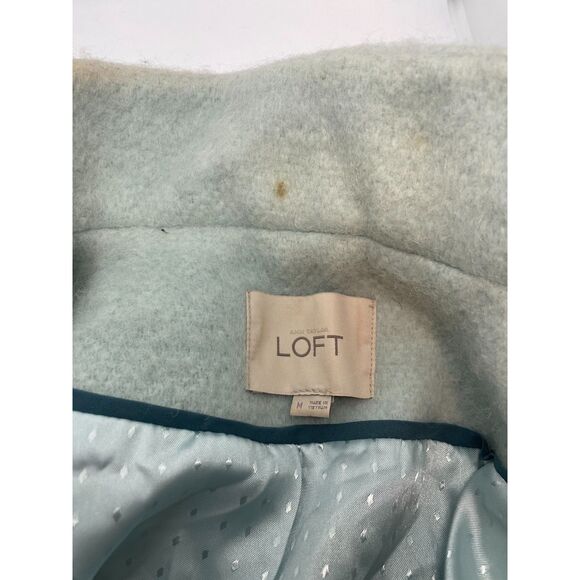 Women's Light Blue Loft Zip Jacket M - Picture 7 of 7